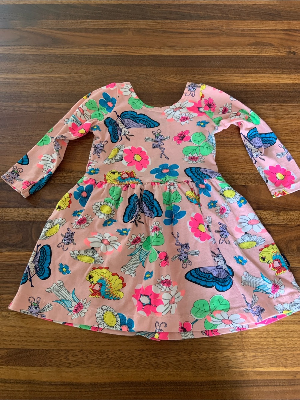 Bonds x Disney Pixar "A Bug's Life" Long Sleeve Tee Dress 18-24M - VGUC